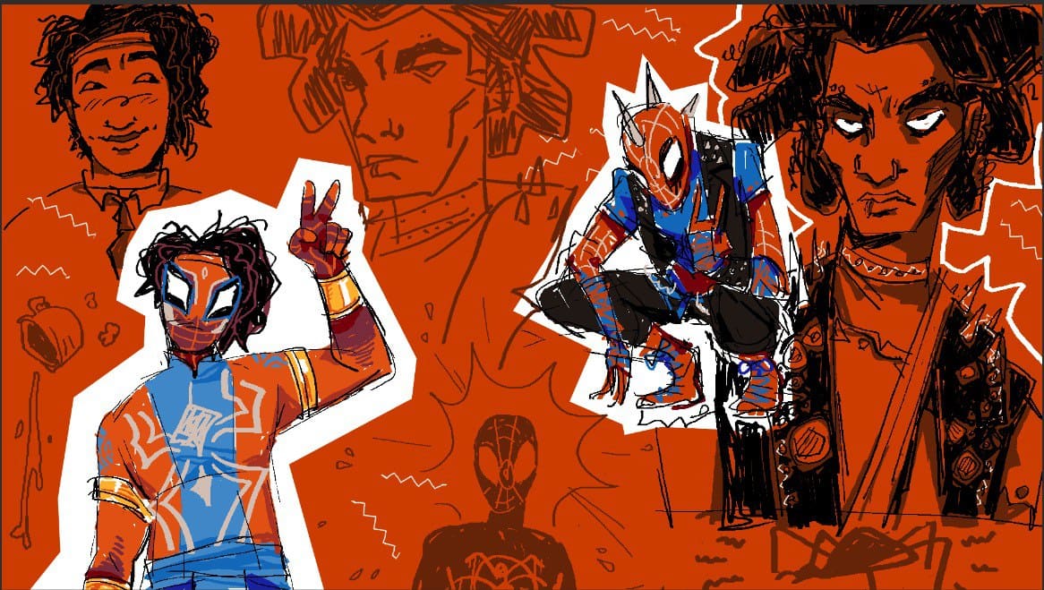 spiderverse sketches