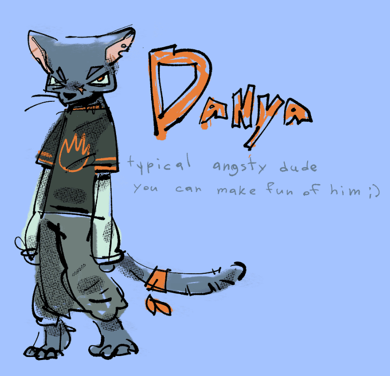 a furry cat