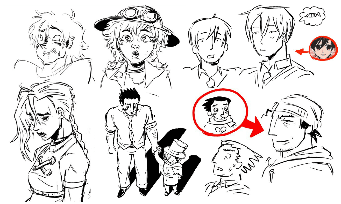 various sketches