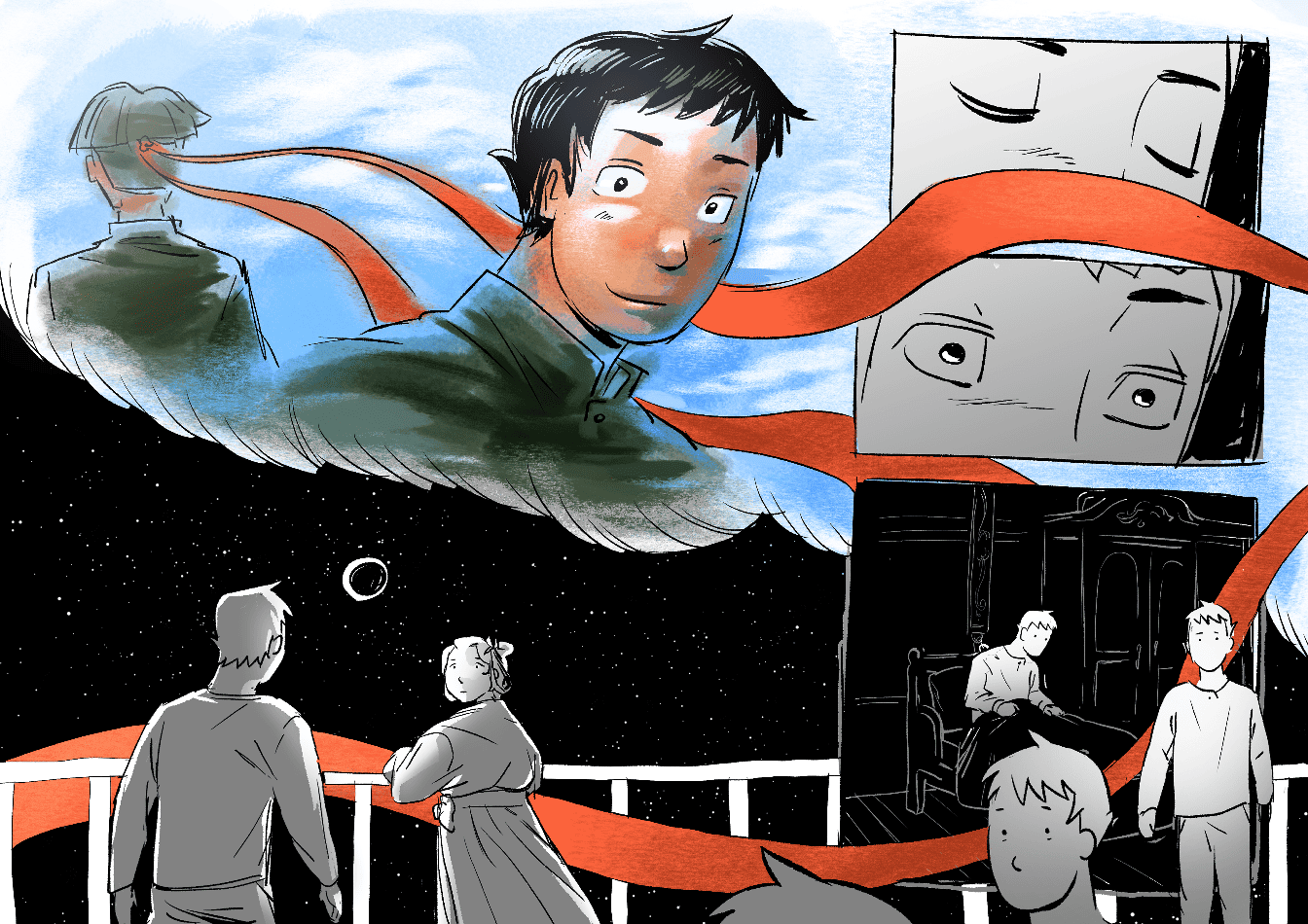 ryu wakes up from a dream where kazuma is still alive